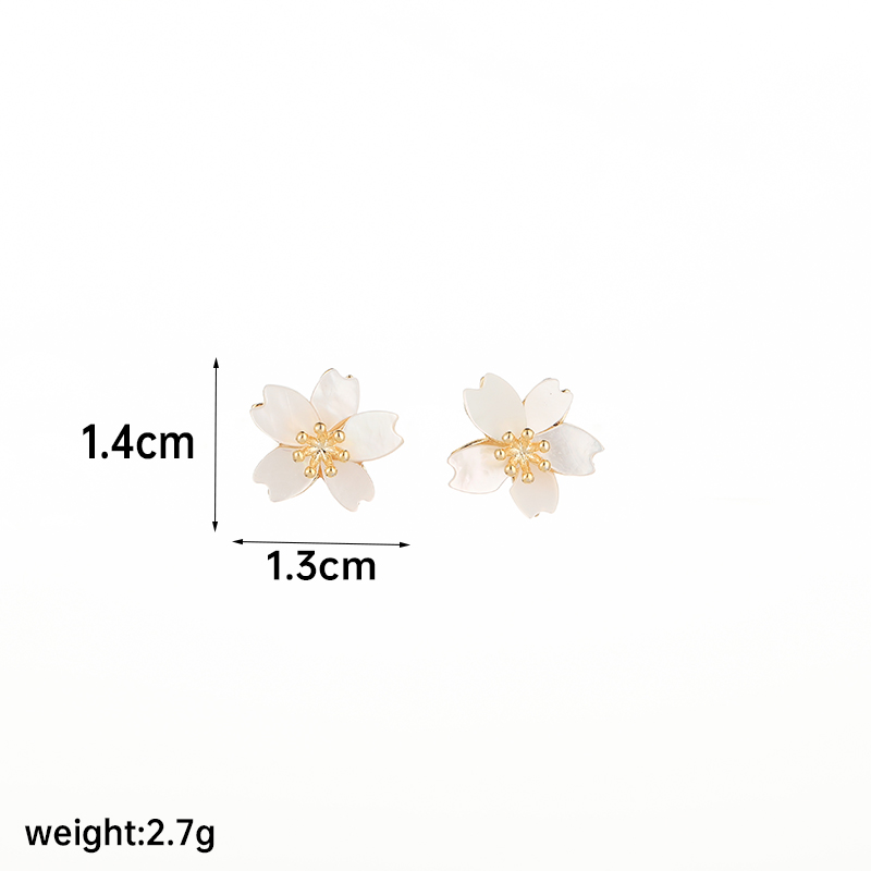 1 Pair Retro Flower Butterfly Lightning Plating Inlay Copper Acrylic Artificial Pearls Zircon 18k Gold Plated Ear Studs display picture 2