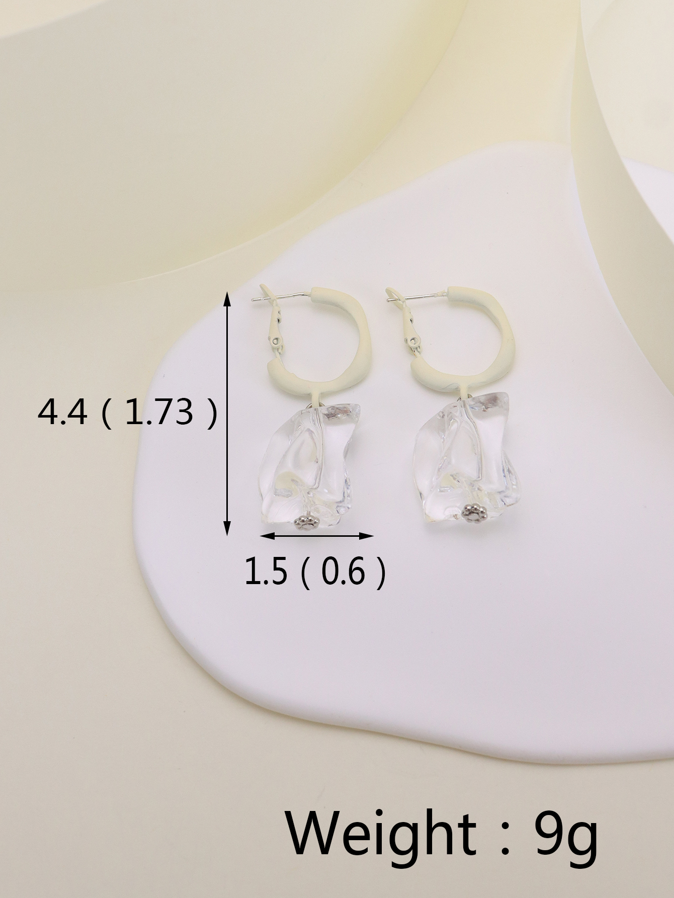1 Pair Simple Style Geometric Flower Enamel Inlay Alloy Rhinestones Pearl Drop Earrings Ear Studs display picture 29