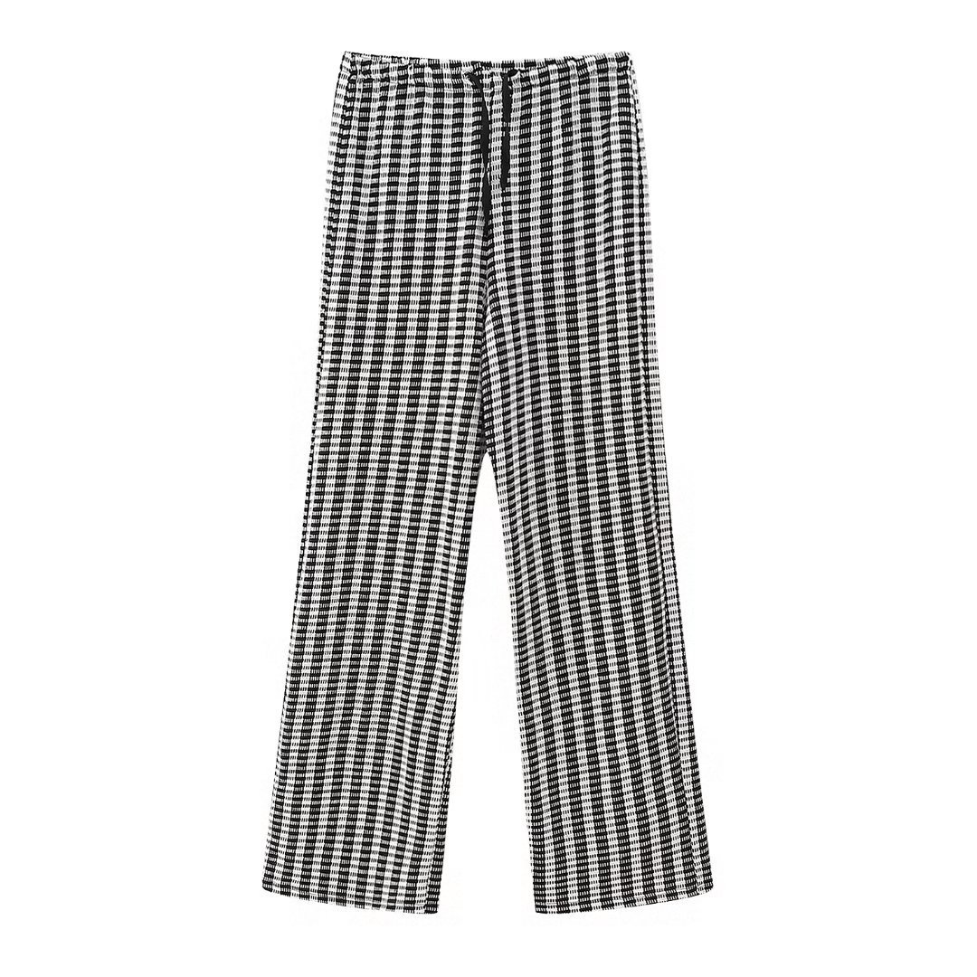 Daily Women's Casual Stripe Polyester Button Pants Sets Pants Sets display picture 6