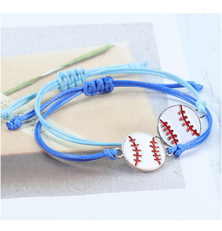 Original Design Ball Alloy Enamel Unisex Bracelets display picture 4