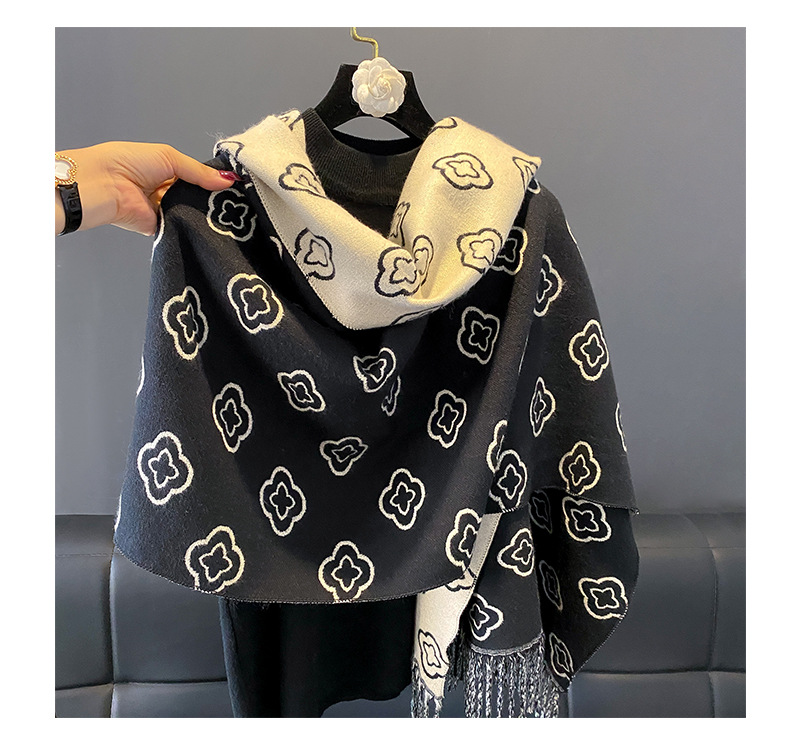 Women's Simple Style Printing Imitation Cashmere Scarf display picture 2