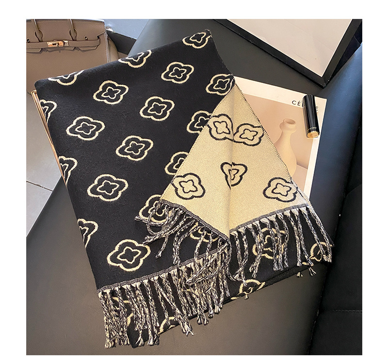 Women's Simple Style Printing Imitation Cashmere Scarf display picture 7