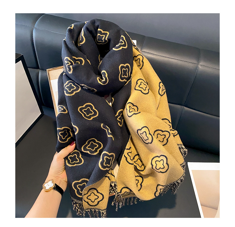 Women's Simple Style Printing Imitation Cashmere Scarf display picture 8