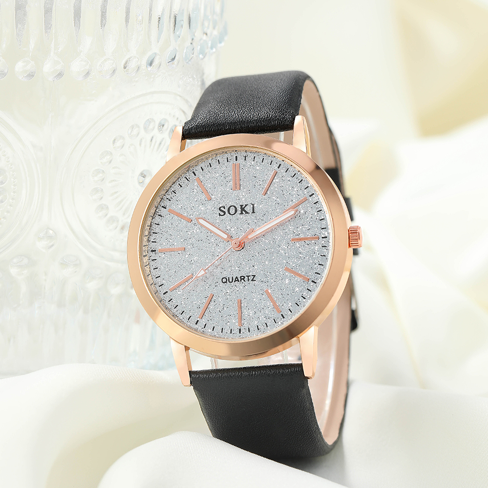 Casual Simple Style Starry Sky Buckle Quartz Women's Watches display picture 7