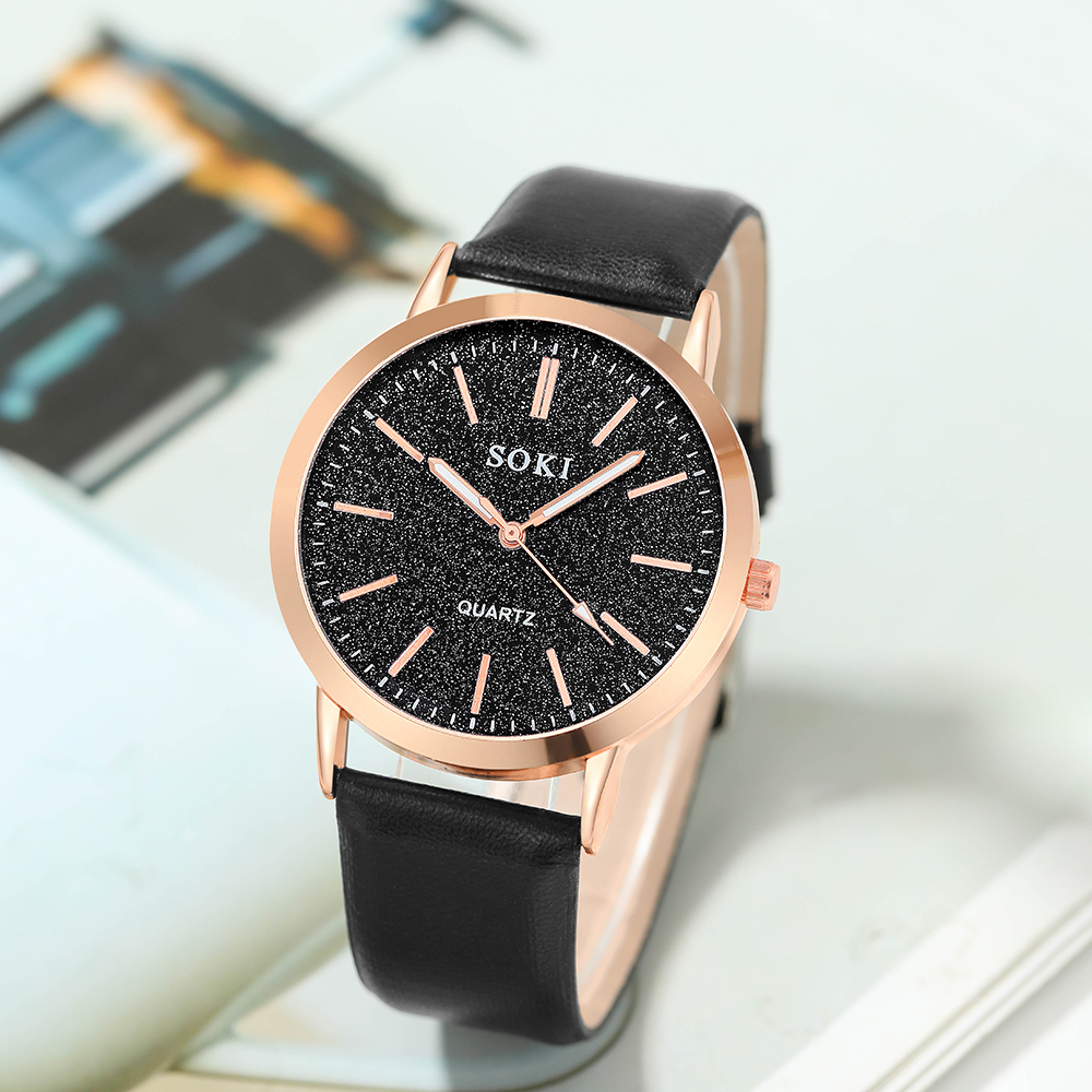 Casual Simple Style Starry Sky Buckle Quartz Women's Watches display picture 1