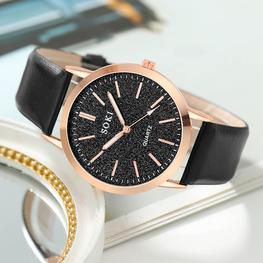 Casual Simple Style Starry Sky Buckle Quartz Women's Watches display picture 2
