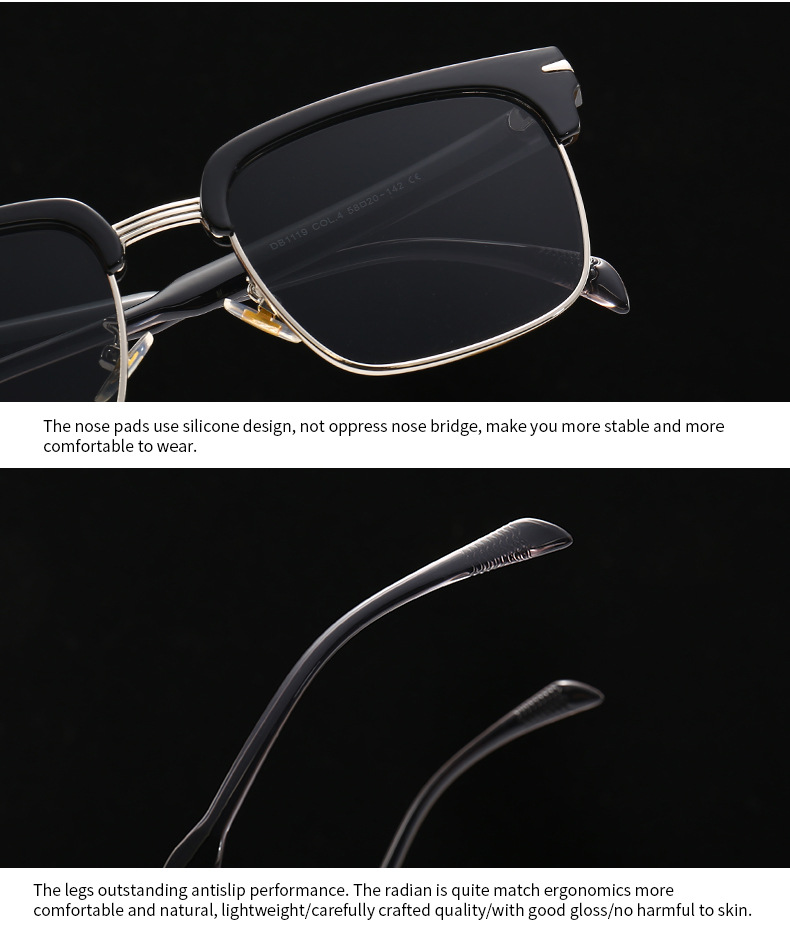 Modern Style Square Pc Square Full Frame Glasses display picture 16