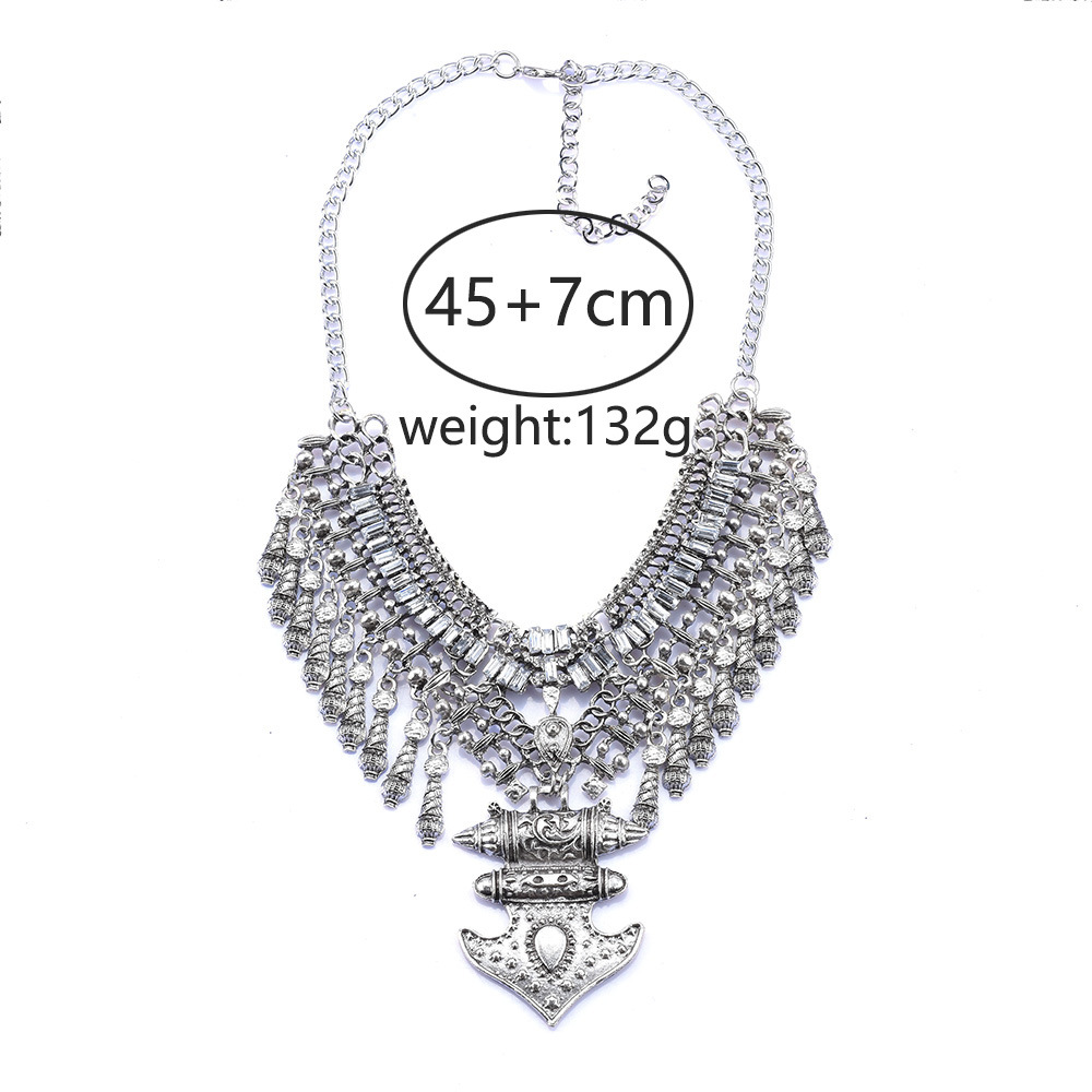 Exaggerated Irregular Alloy Plating Women's Pendant Necklace display picture 1
