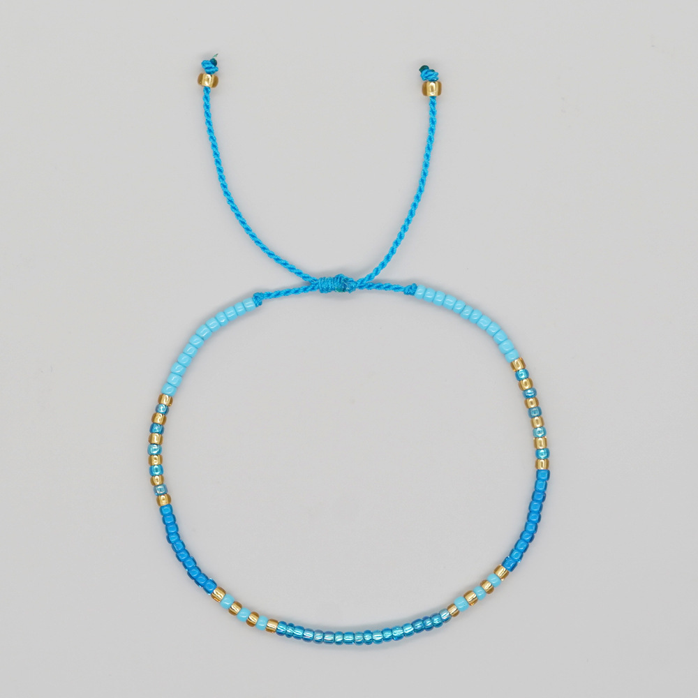 Cross-border Niche Minimalist Design Bohemian Mgb Color Bead Handmade Beaded Women's Bracelet display picture 24