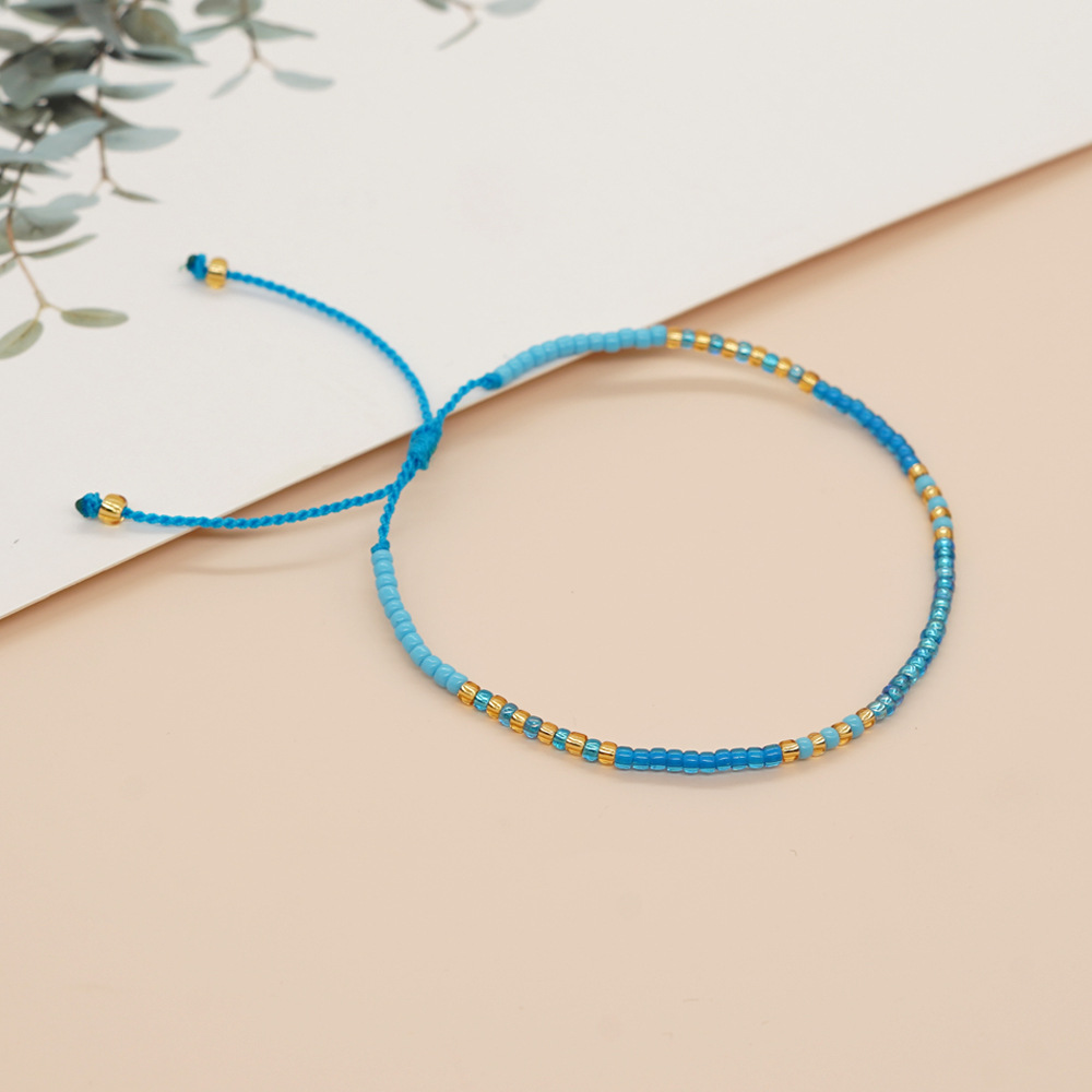 Cross-border Niche Minimalist Design Bohemian Mgb Color Bead Handmade Beaded Women's Bracelet display picture 25