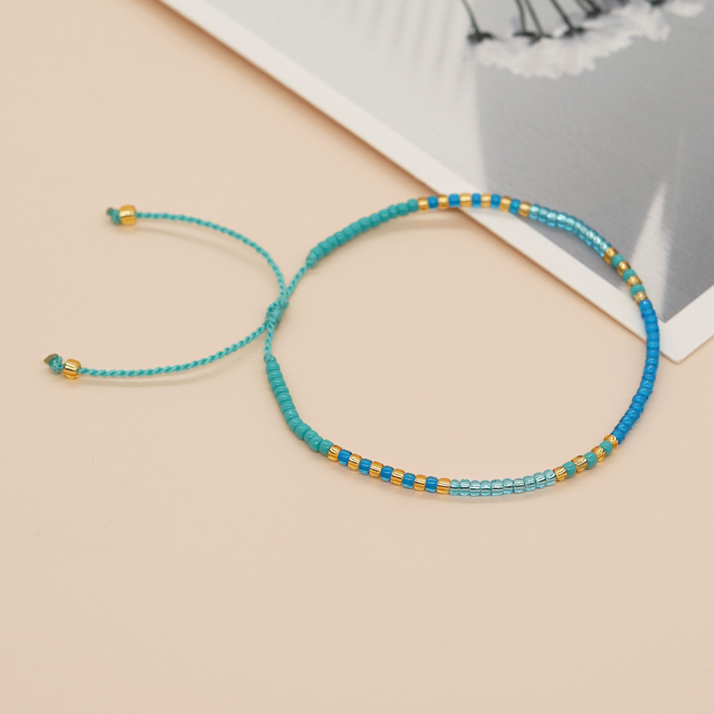 Cross-border Niche Minimalist Design Bohemian Mgb Color Bead Handmade Beaded Women's Bracelet display picture 27