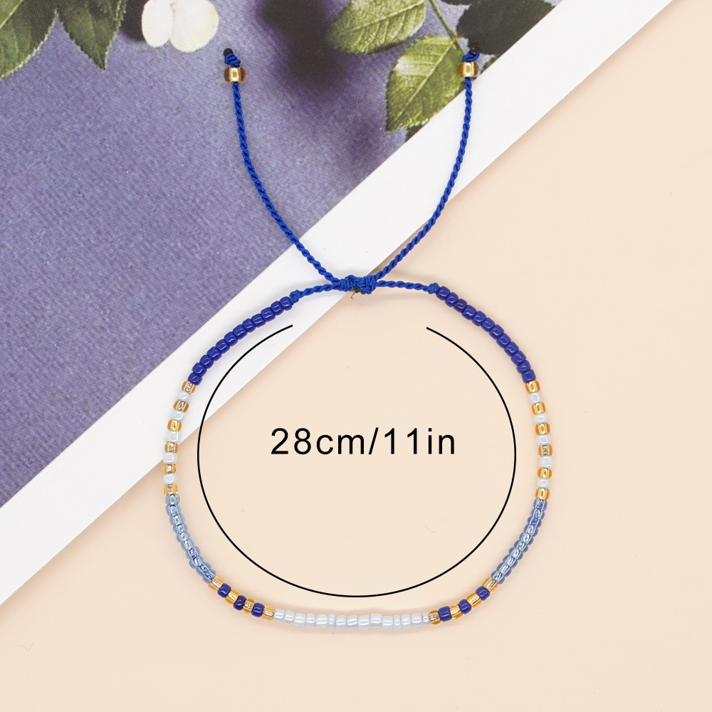 Cross-border Niche Minimalist Design Bohemian Mgb Color Bead Handmade Beaded Women's Bracelet display picture 29