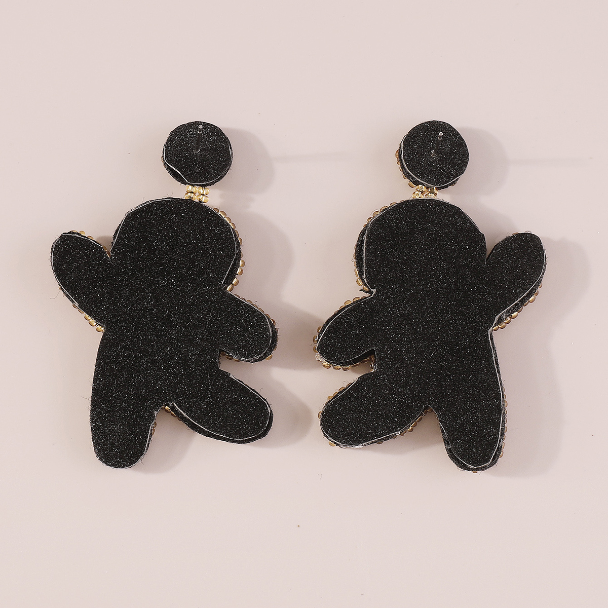 Wholesale Jewelry Elegant Streetwear Gingerbread Pu Leather Drop Earrings display picture 5