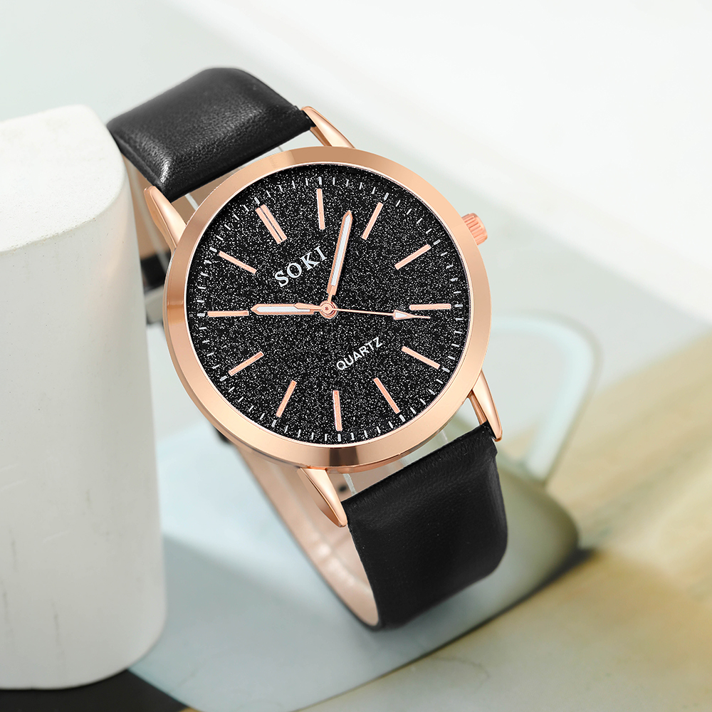 Casual Simple Style Starry Sky Buckle Quartz Women's Watches display picture 3