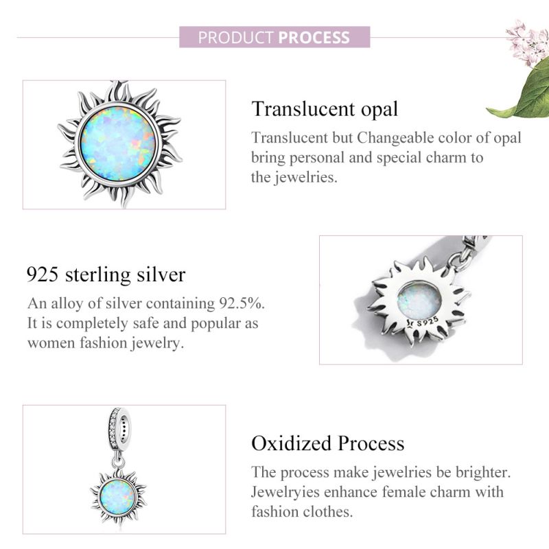 Casual Flower Sterling Silver Inlay Zircon Jewelry Accessories display picture 5