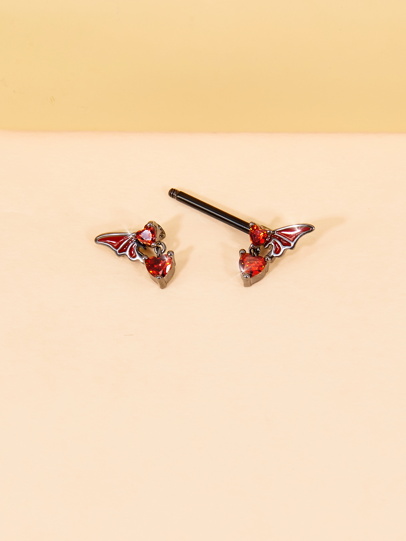Y2k Sexy Butterfly Stainless Steel Zircon Belly Ring In Bulk display picture 14