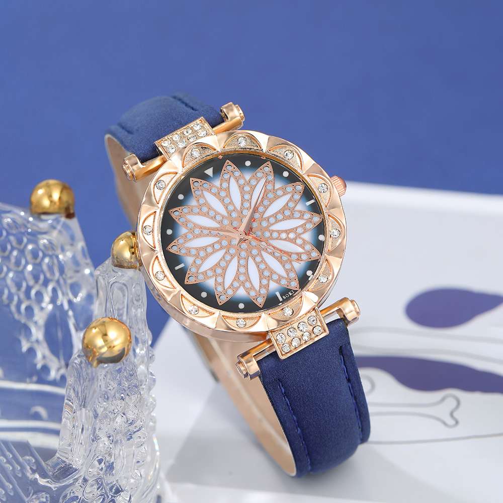 Casual Lady Spiral Stripe Buckle Quartz Women's Watches display picture 18