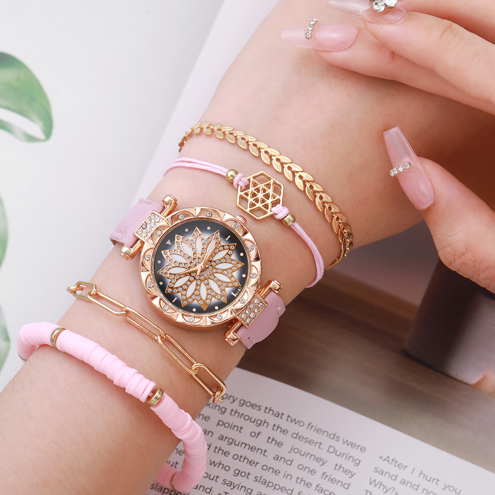 Casual Lady Spiral Stripe Buckle Quartz Women's Watches display picture 39