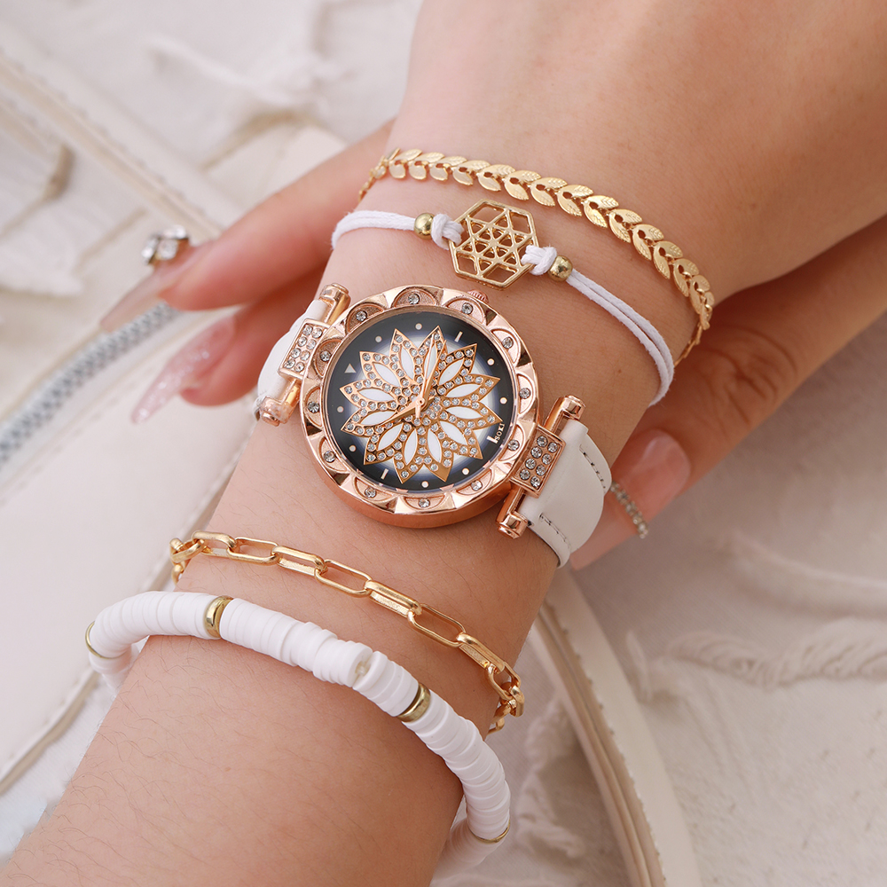 Casual Lady Spiral Stripe Buckle Quartz Women's Watches display picture 50