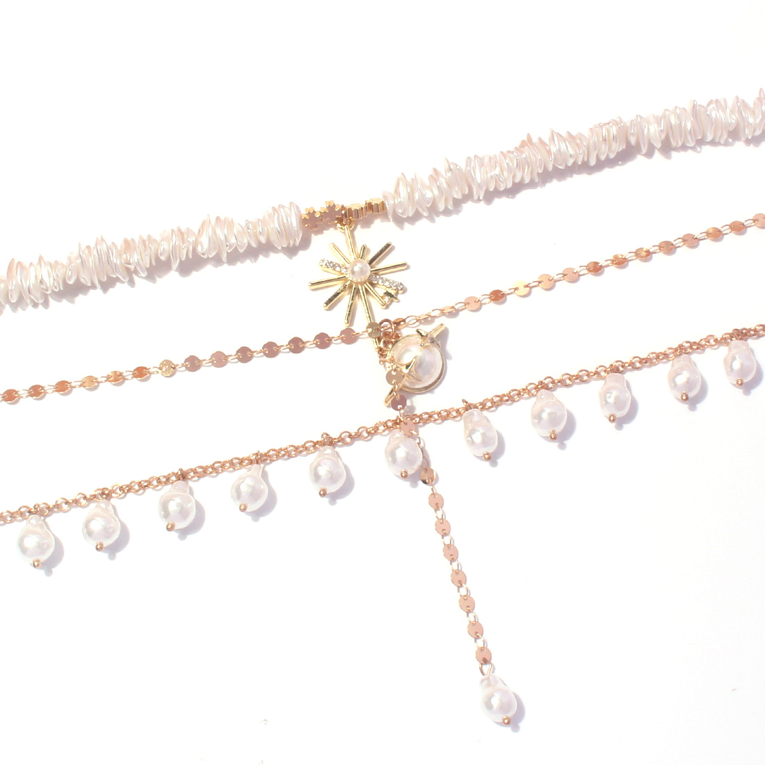 Elegante Collar De Múltiples Capas Con Forma De Planeta De Perlas Exóticas Para Mujer display picture 4