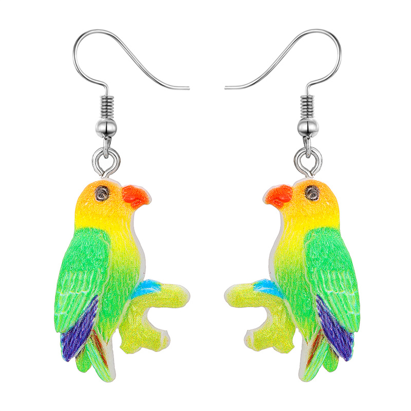 Bijoux En Gros Mignon Style Simple Oiseau Résine Boucles D'oreilles display picture 10