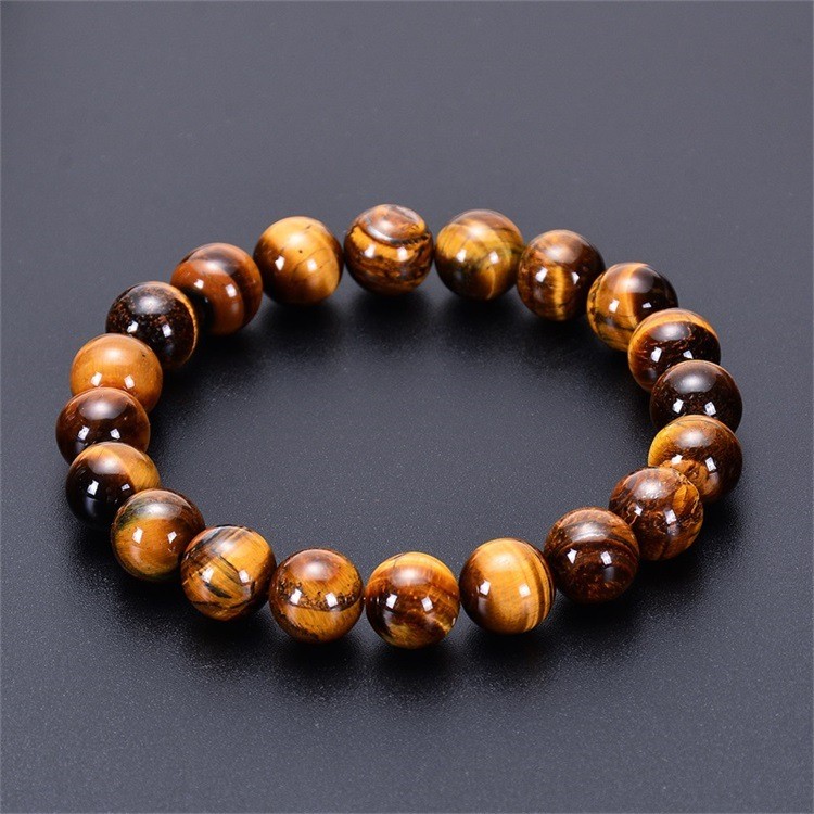 Casual Simple Style Gradient Color Natural Stone Beaded Men's Bracelets display picture 5