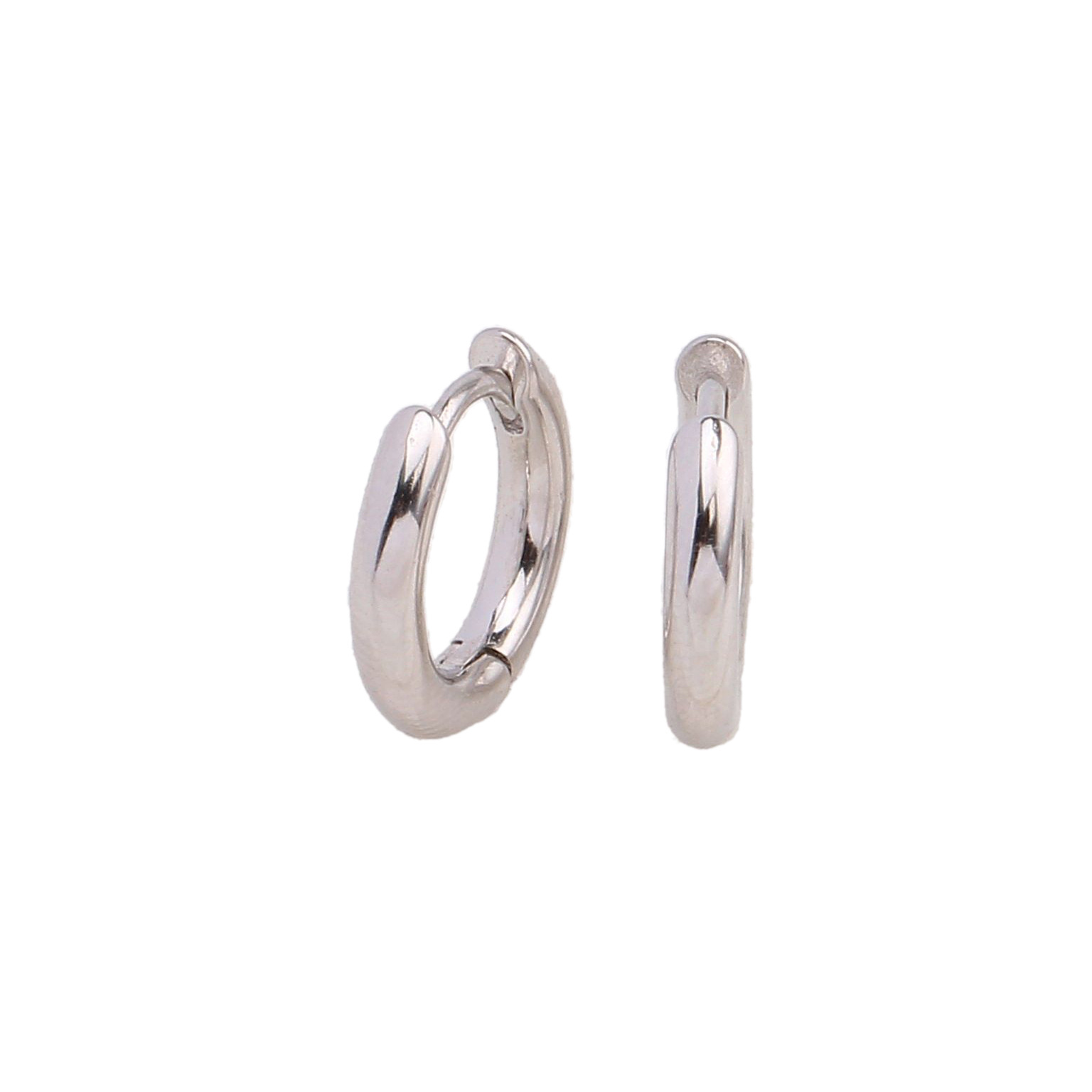 1 Pair Simple Style Solid Color Plating Sterling Silver Earrings display picture 15