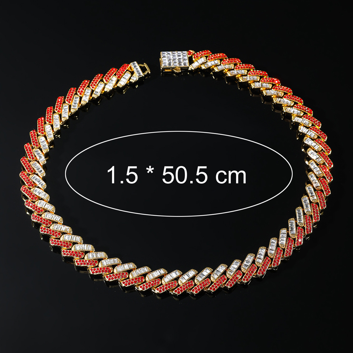 Hip-hop Geometric Zircon Alloy Wholesale Bracelets Necklace display picture 2