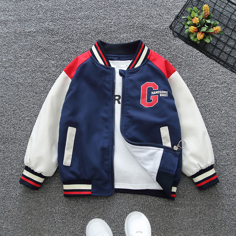 Casual Simple Style Letter Cotton Blend Boys Outerwear display picture 5