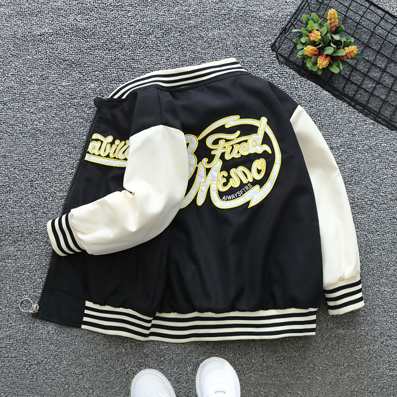 Casual Simple Style Letter Cotton Blend Boys Outerwear display picture 1