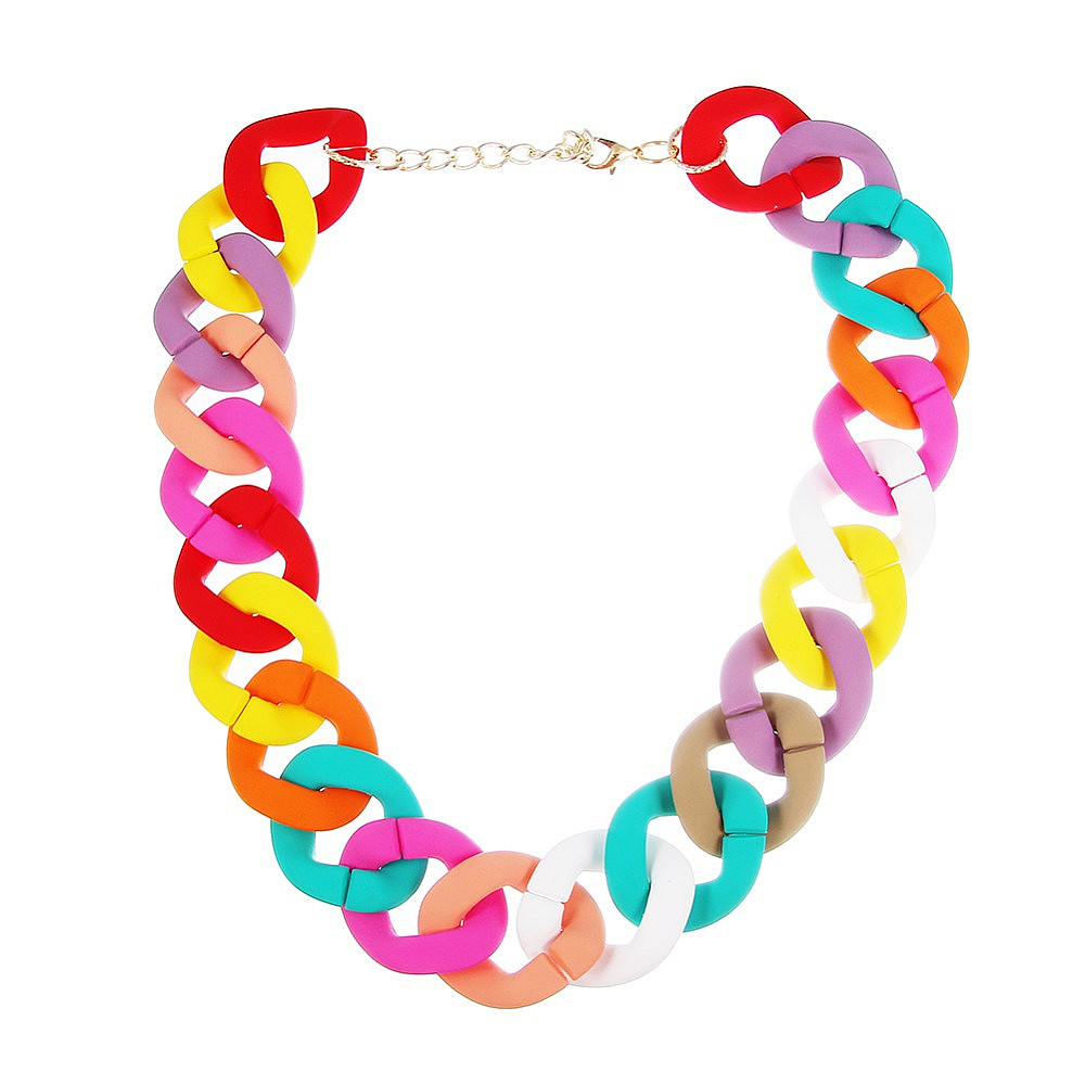 Vacation Colorful Arylic Women's Necklace display picture 15