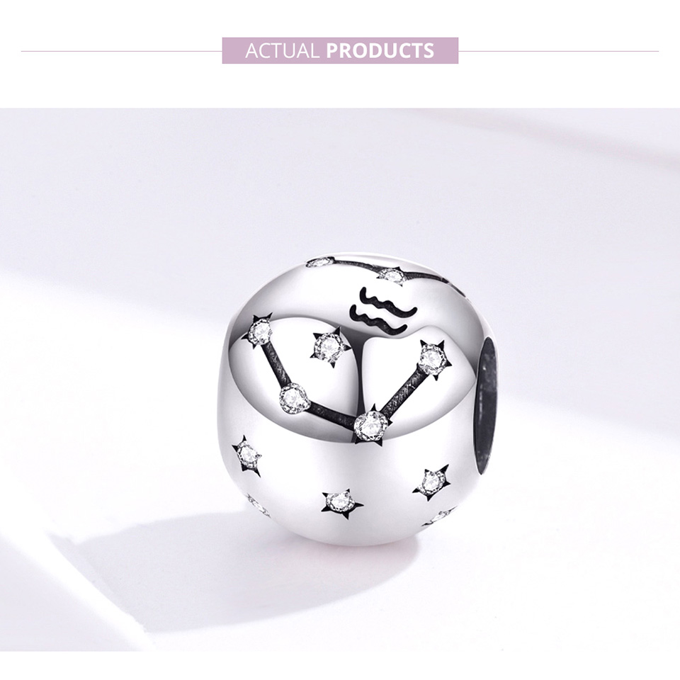 Décontractée Constellation Argent Sterling Incruster Zircon Bijoux Accessoires display picture 6