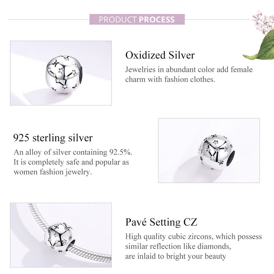 غير رسمي كوكبة الفضة الاسترليني ترصيع الزركون اكسسوارات المجوهرات display picture 9