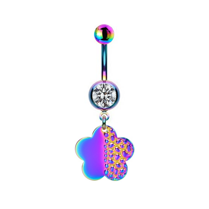 Casual Animal Sun Heart Shape Stainless Steel Copper Rhinestones Belly Ring In Bulk display picture 4
