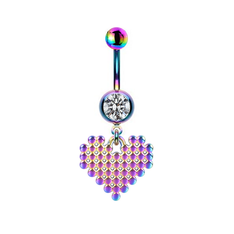 Casual Animal Sun Heart Shape Stainless Steel Copper Rhinestones Belly Ring In Bulk display picture 16