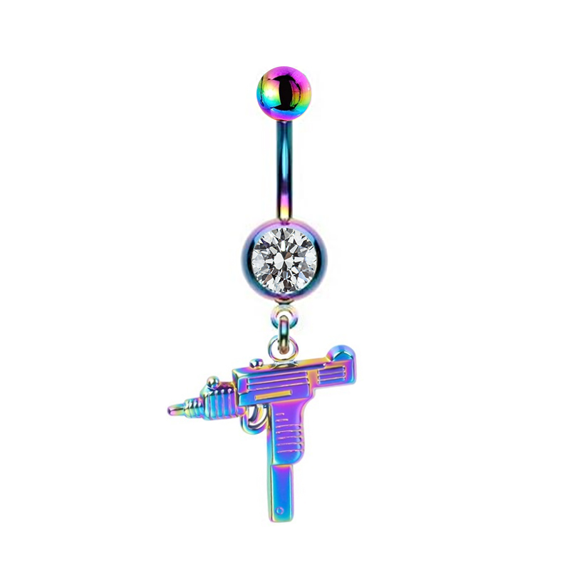 Casual Animal Sun Heart Shape Stainless Steel Copper Rhinestones Belly Ring In Bulk display picture 2