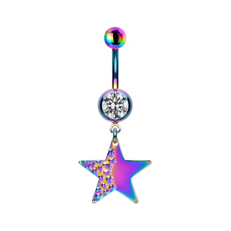 Casual Animal Sun Heart Shape Stainless Steel Copper Rhinestones Belly Ring In Bulk display picture 11