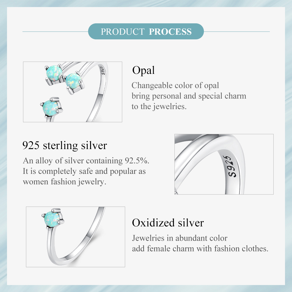 Casual Moon Sterling Silver Artificial Pearls Zircon Open Rings In Bulk display picture 13