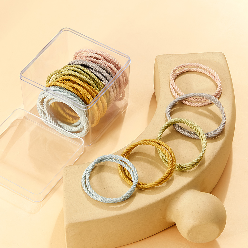 Casual Simple Style Solid Color Solid Color Elastic Band Hair Tie Rubber Band display picture 4