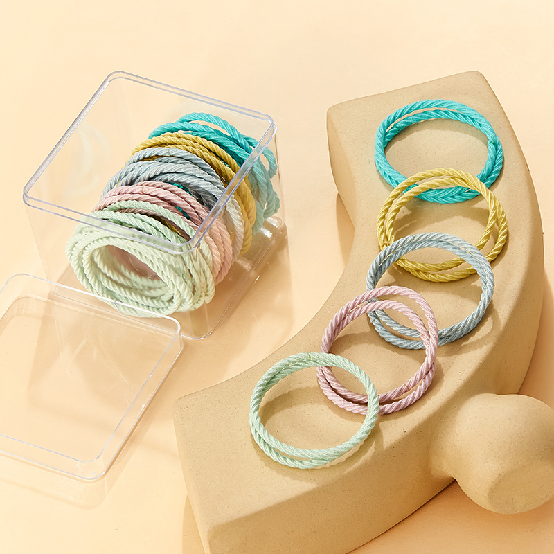 Casual Simple Style Solid Color Solid Color Elastic Band Hair Tie Rubber Band display picture 5