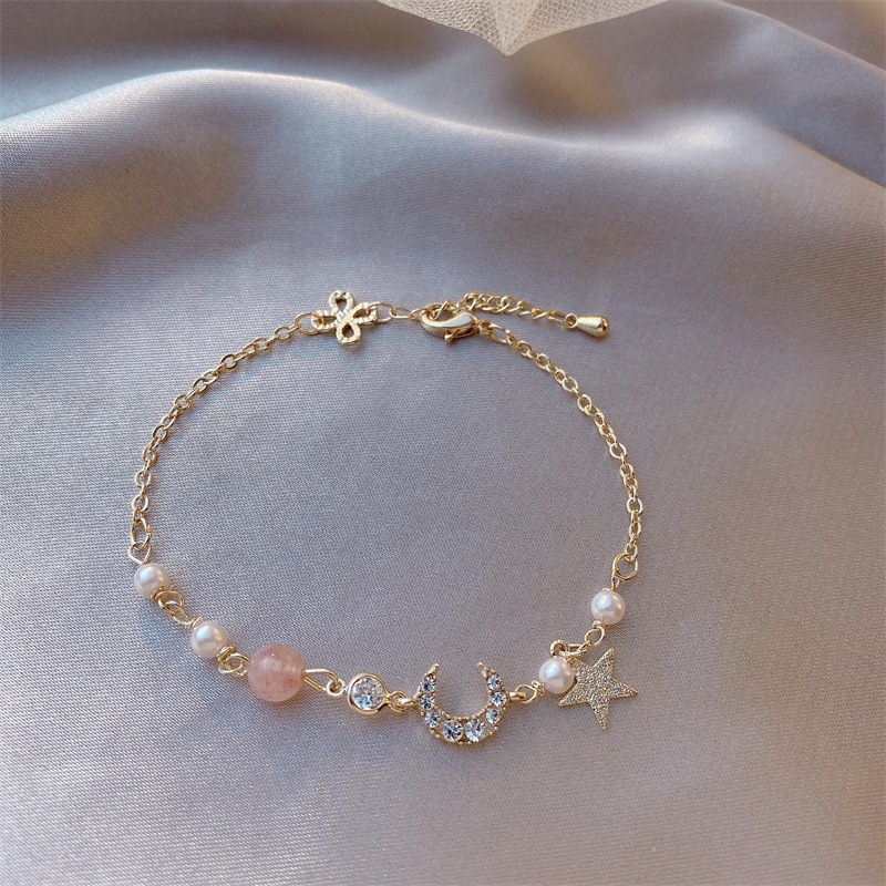 Princesse Mignon Romantique Star Lune Alliage De Gros Bracelets display picture 9