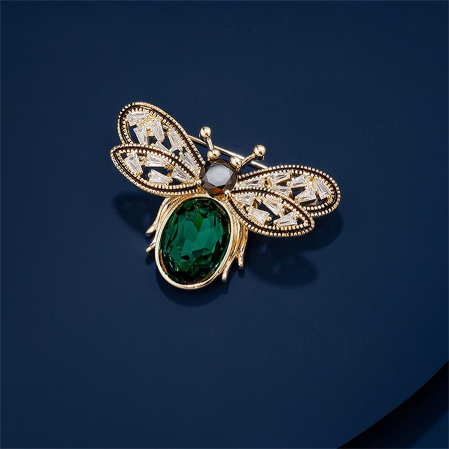 Vintage Style Bee Alloy Women's Brooches 1 Piece display picture 6