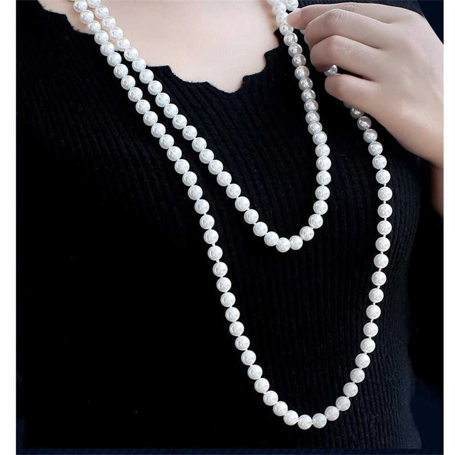 Elegant Lady Solid Color Imitation Pearl Women's Necklace display picture 12