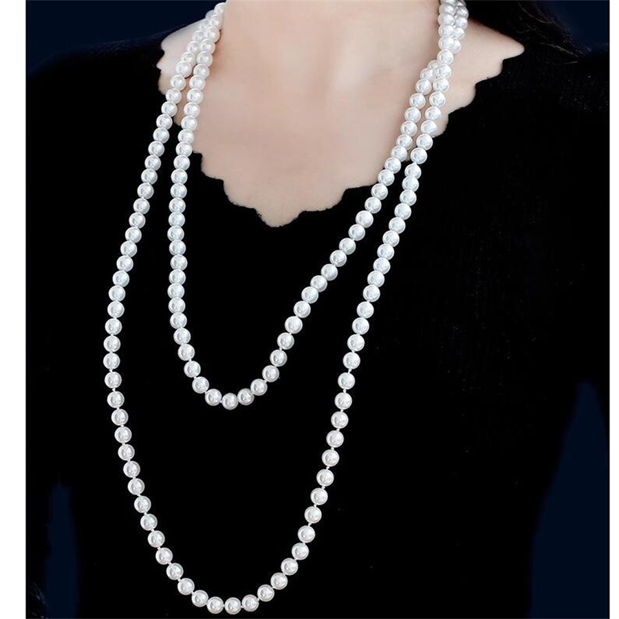 Elegant Lady Solid Color Imitation Pearl Women's Necklace display picture 8