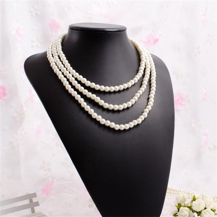 Elegant Lady Solid Color Imitation Pearl Women's Necklace display picture 7
