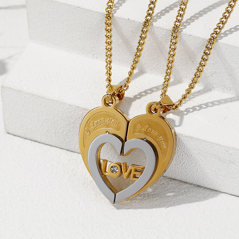 Ig Style Romantic Commute Heart Shape Stainless Steel Pendant Necklace display picture 5