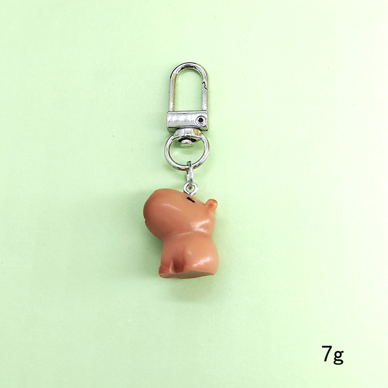 Casual Cute Simple Style Animal Resin Bag Pendant Keychain display picture 4