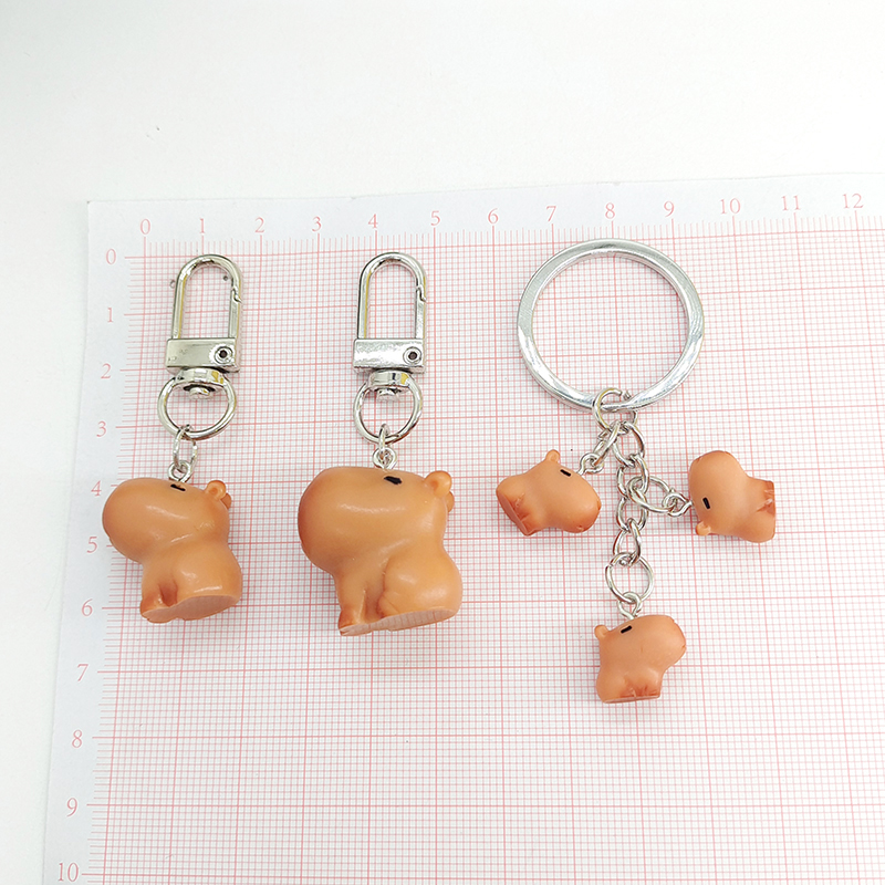 Casual Cute Simple Style Animal Resin Bag Pendant Keychain display picture 6