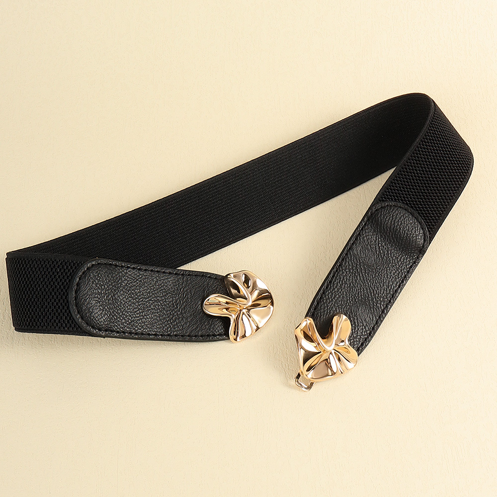 Vacation Modern Style Classic Style Mushroom Pu Leather Alloy Buckle Women's Woven Belts display picture 9