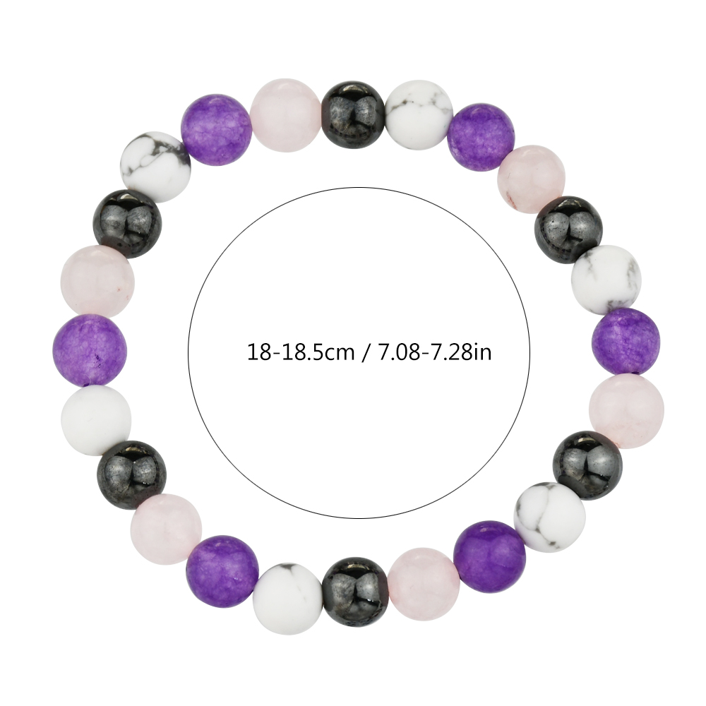 Casual Handmade Solid Color Artificial Gemstones Natural Stone Beaded Handmade Bracelets display picture 4